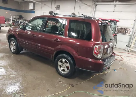 2007 Honda Pilot Ex-L from USA, damaged, VIN 5FNYF18587B023299